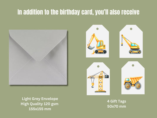 Happy 5th Birthday Card for Kids