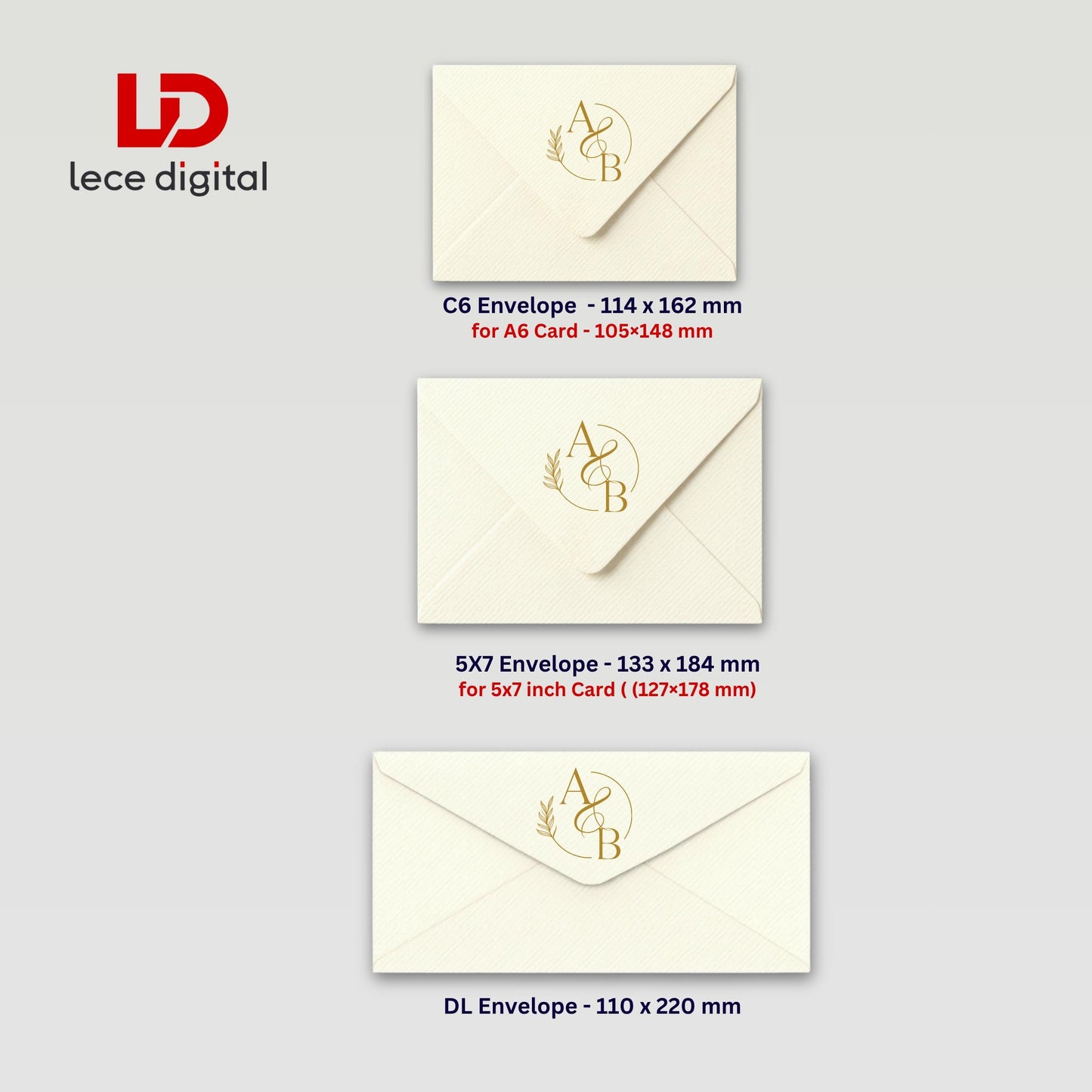 Personalise Wedding Envelopes Dl 5x7 C6, Custom RSVP Invitation Envelope, Hen party Envelope
