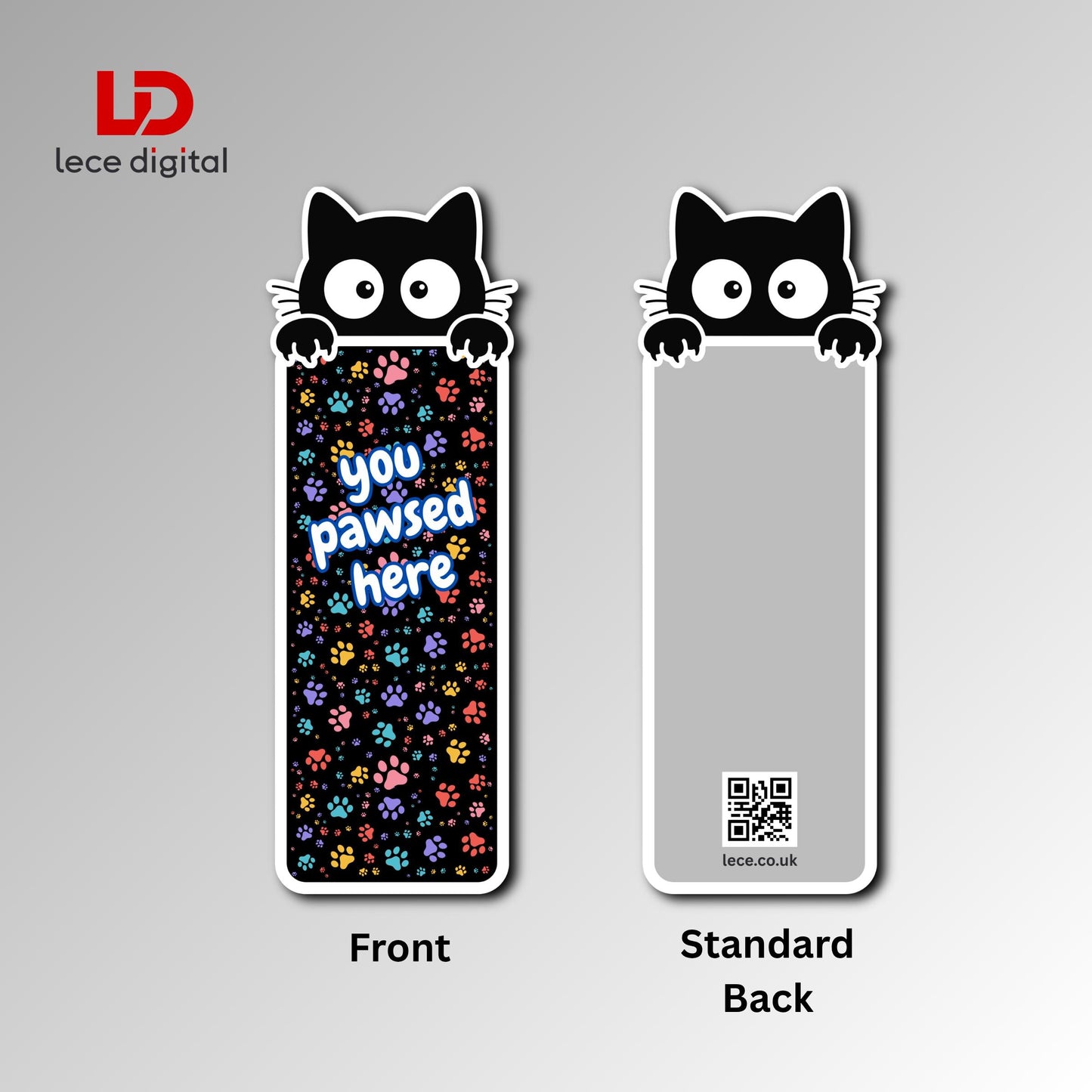 Cat Bookmark, Personalise Book Accessory, Graduation 2026 Gift, Custom Reader Gift , Bookish