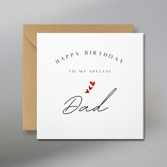 Happy Birthday Dad Card