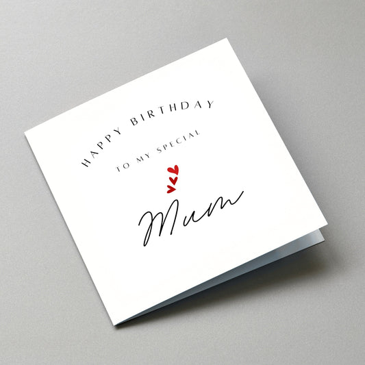 Happy Birthday Mum Card
