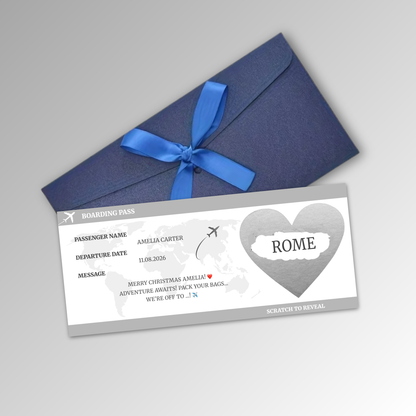 Personalised Boarding Pass Card