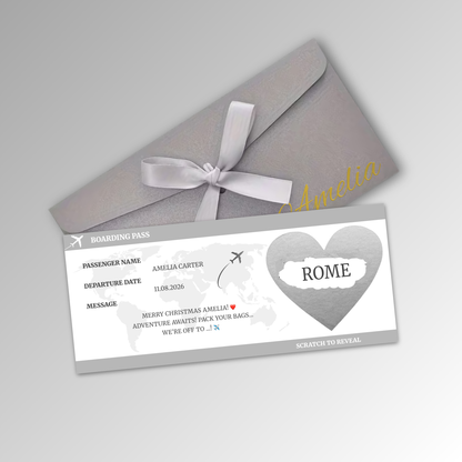 Personalised Boarding Pass Card