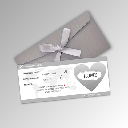 Personalised Boarding Pass Card