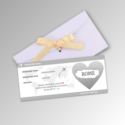 Personalised Boarding Pass Card