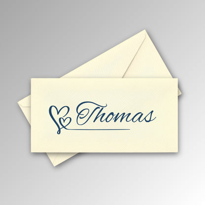 Personalised Name Envelope - Navy