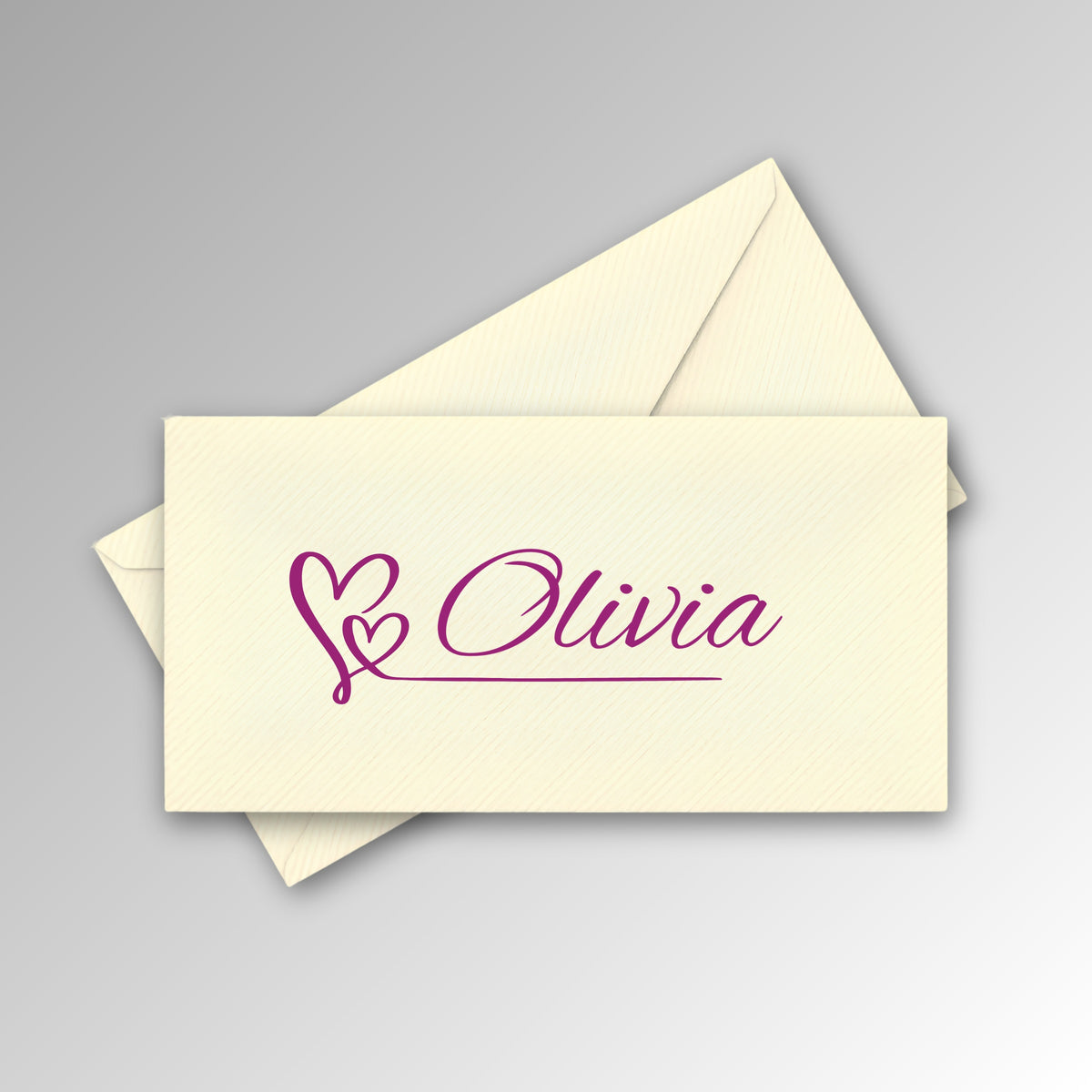 Personalised Name Envelope - Purple
