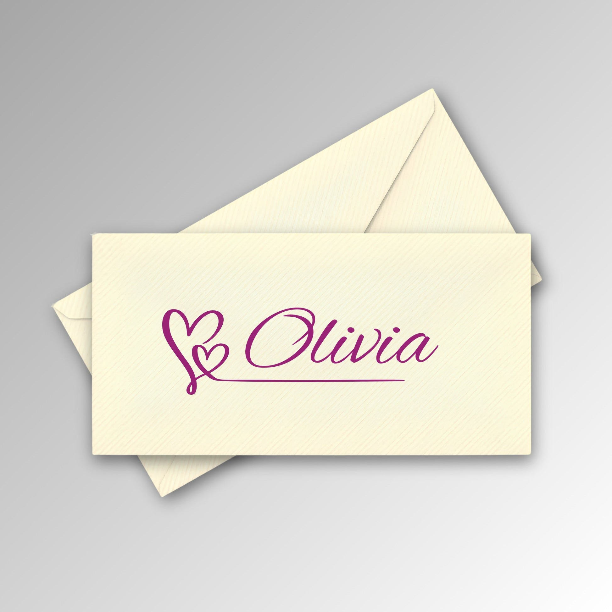 Personalised Name Envelope - Purple