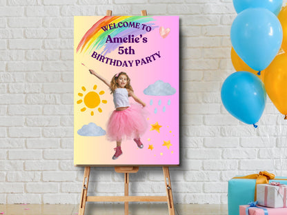 Personalized Birthday Party Poster, Premium Satin Print, Lamination Option