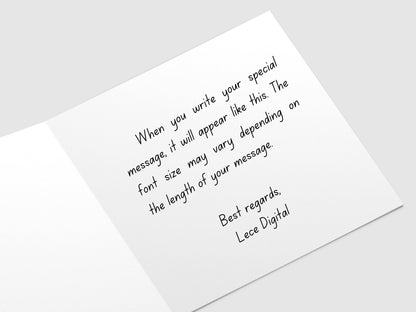 First Anniversary Card, One Year Down Card