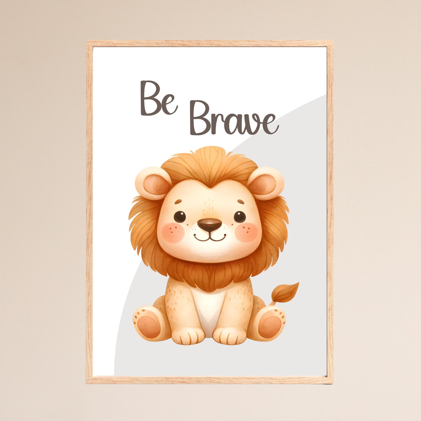 Nursery Animal Prints, Inspirational Baby Room Decor, Set of 3