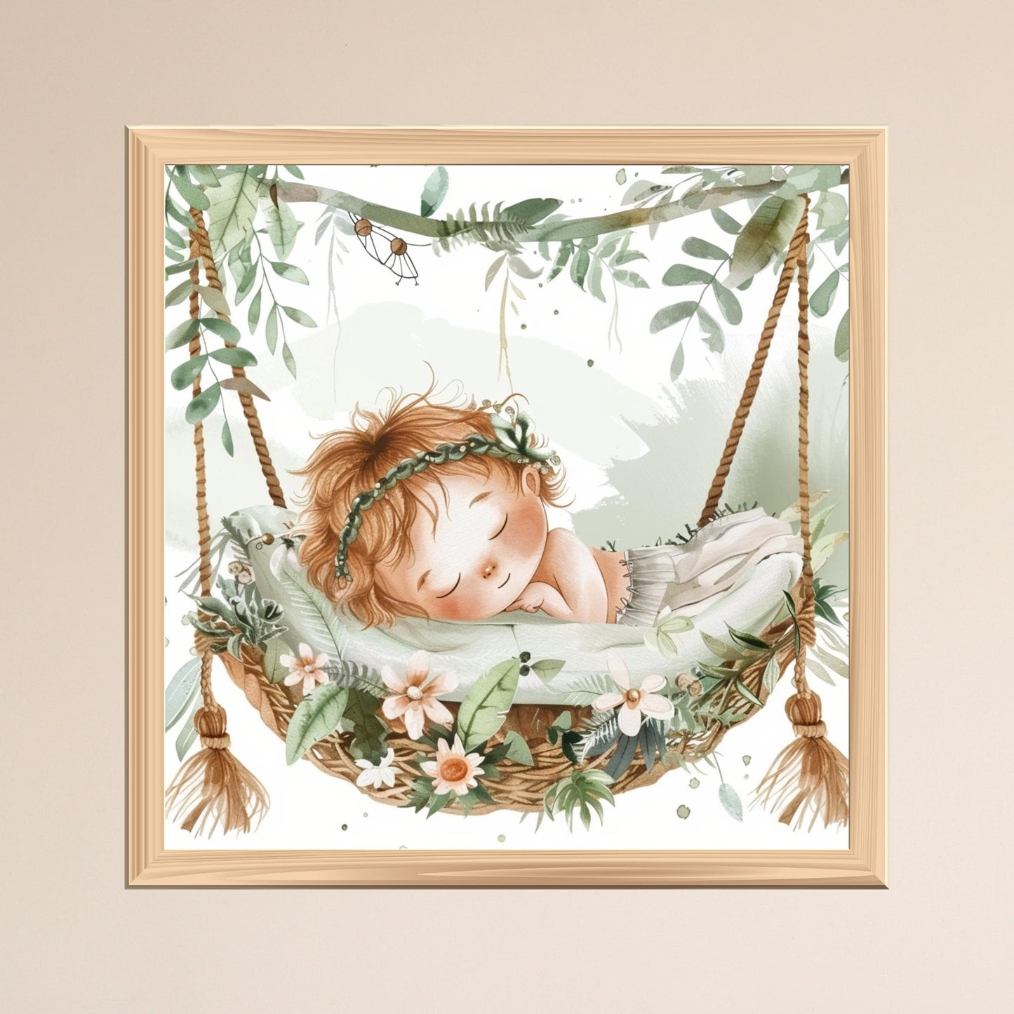 Whimsical Nursery Decor Prints – Bear, Dinosaurs, Sleeping Baby (Set of 3 Unframed)