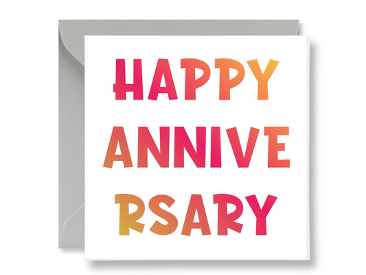 Happy Anniversary Card