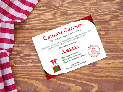 Chimney Check Certificate