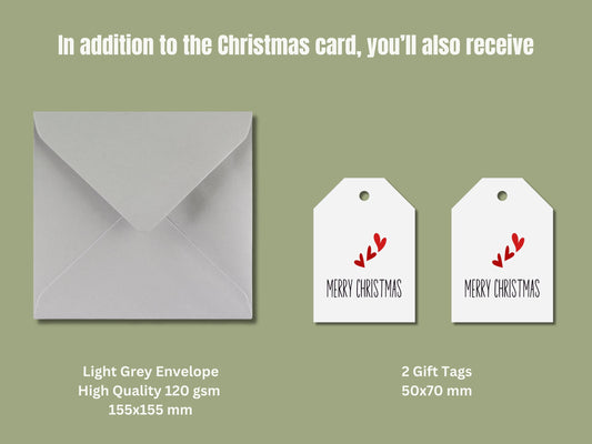 Romantic Merry Christmas Card