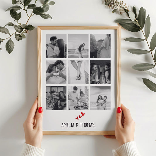 Personalized Photo Collage - Unframed
