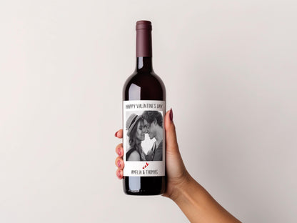 Personalized Photo Wine Label & Candle Label Bundle