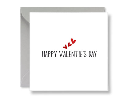 Happy Valentie's Day Card, Anniversary Gift Tags & Grey Envelope