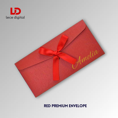 Personalised Money Envelope, Custom Name Cash Envelope, Wedding Cash Gift Envelope, Christmas Money Holder, Ribbon Envelope, Honeymoon Fund
