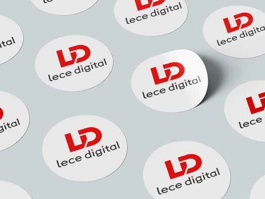 Personalized Logo Sticker | Custom Round Vinyl Sticker | Circle Business Sticker | Photo Sticker