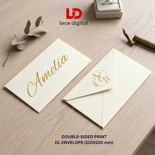 Personalise Wedding Envelopes Dl 5x7 C6, Custom RSVP Invitation Envelope, Hen party Envelope