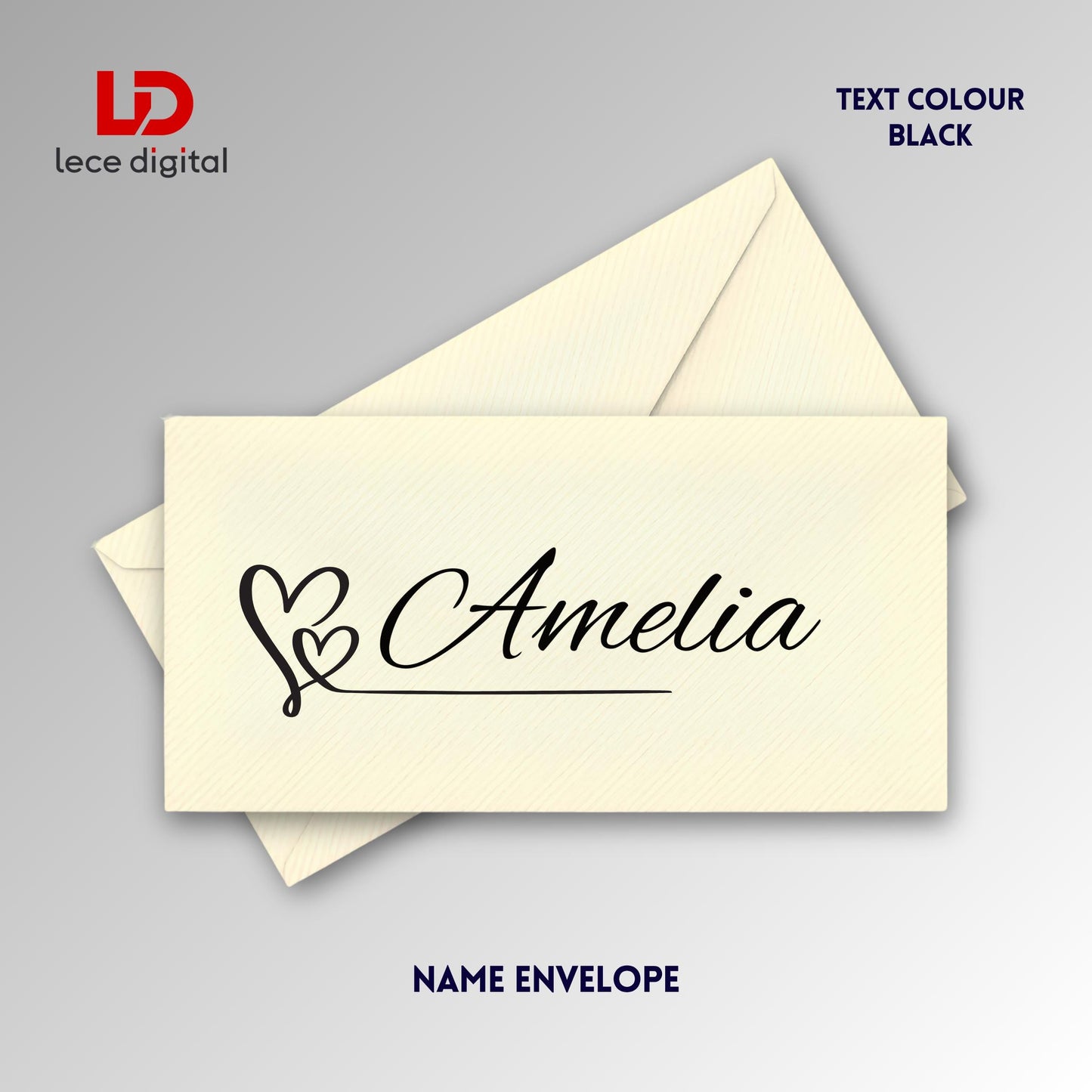 Personalised Gift Envelope, Custom Name Cash Envelope