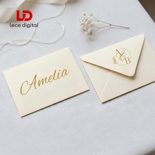 Personalise Wedding Envelopes Dl 5x7 C6, Custom RSVP Invitation Envelope, Hen party Envelope